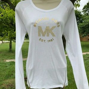Michael Kors white long sleeve